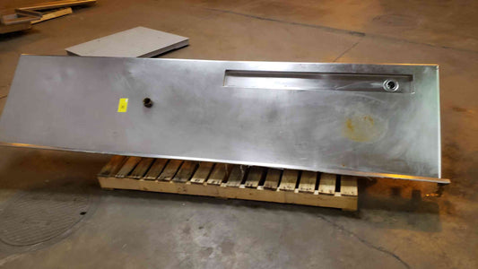 10' Stainless Steel Countertop W/ Drains (SKU: 106860)