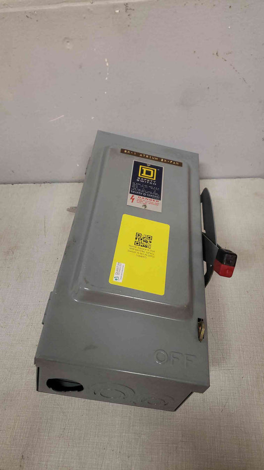 *Pickup Only* Square D 30A 3PH 600VAC Safety Switch H-361-N (SKU: 106897)