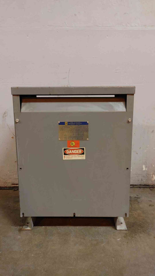 Square D Sorgel Insulated Transformer 45KVA 480VDC 208Y/120VAC 3PH