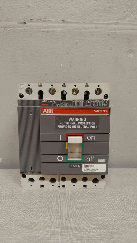 ABB 150A 4 Pole Circuit Breaker 0M-2503