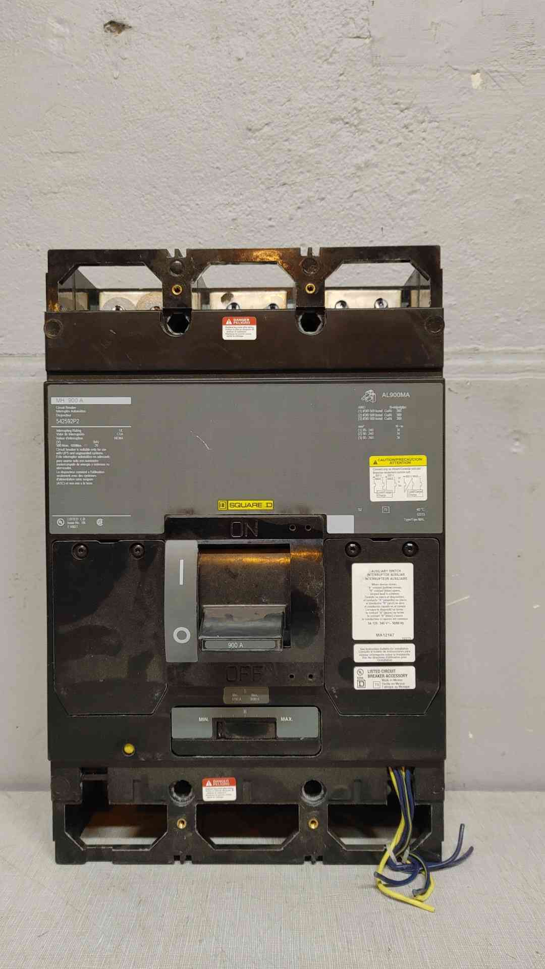 Square D 900A 3 Pole 20KA MH900A (107137)