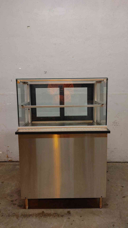 Stainless Steel Food Warmer Display Cafeteria Galley 38"x27"x56"