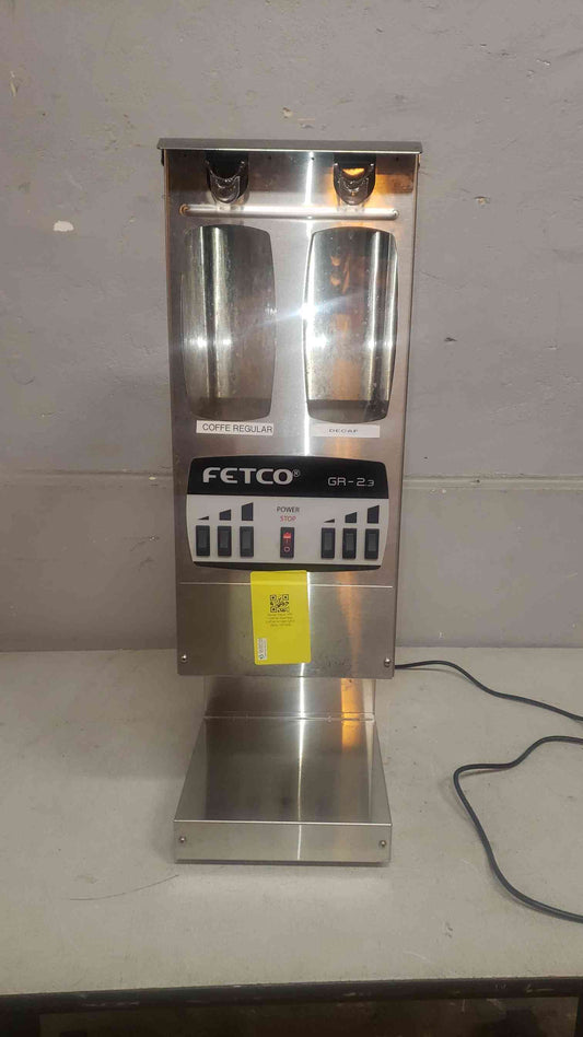 Fetco 1PH 120VAC Dual Bay Coffee Grinder GR-2 (SKU: 107328)