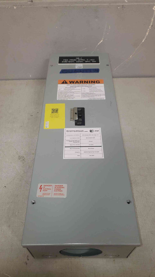 GE 240V 225A Circuit Breaker in Enclosure (SKU: 107380)