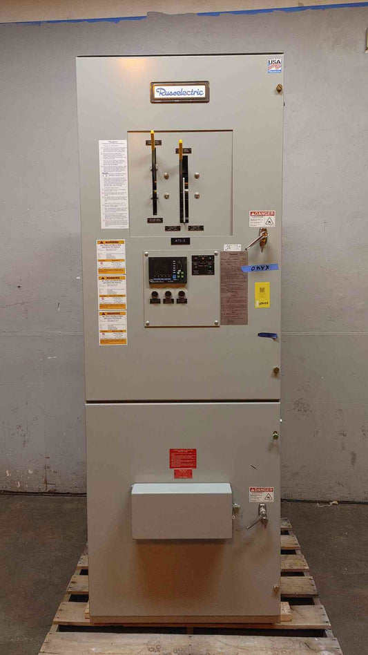 Russelectric Transfer Switch 600A 277/480VAC 3PH 4W RTS03-AB0B6003AMF1-RPTCS05