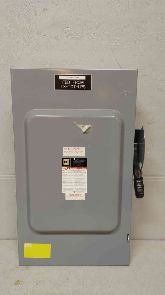 Square D Heavy Duty Safety Switch 200A 240VAC 250VDC AL40