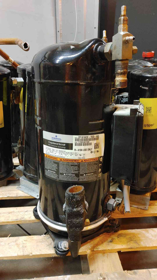 Emerson Copeland Scroll Compressor 460V 3PH ZP181KCE-TED-465