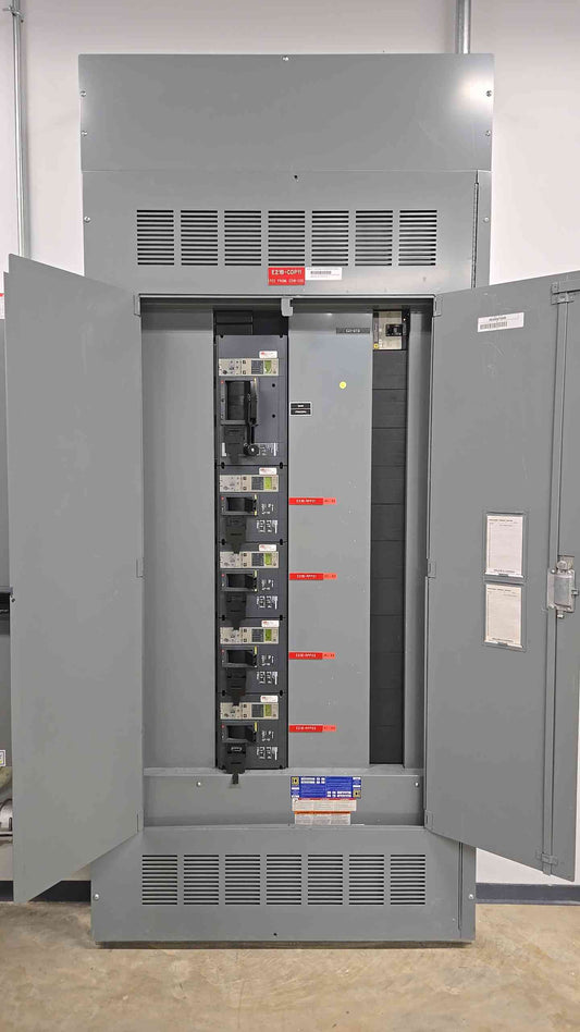 1000A I-Line Square D Distribution Panelboard 1x RG1000 & 4x PG400 Breakers (107639)