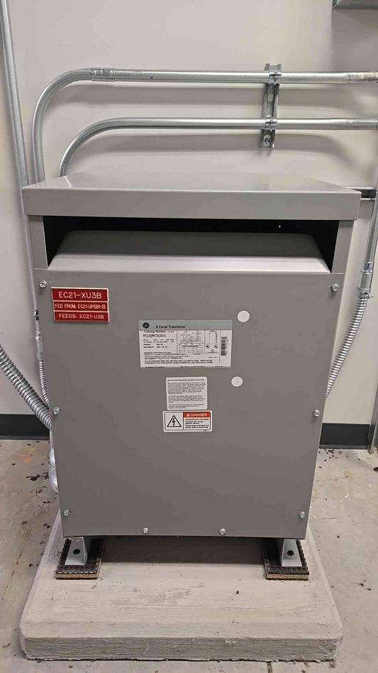GE 30KVA Step Up / Step Down 3PH Transformer 480v x 208/120