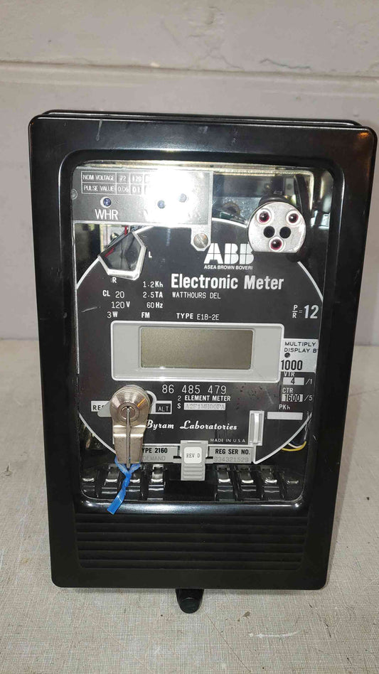 *Pickup Only* ABB Electronic Meter 120V 3W Type E18-2E (SKU: 107860)