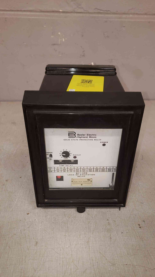 Basler Electric Solid-State Loss Of Excitation Protective Relay BE1-40Q (SKU: 107862)