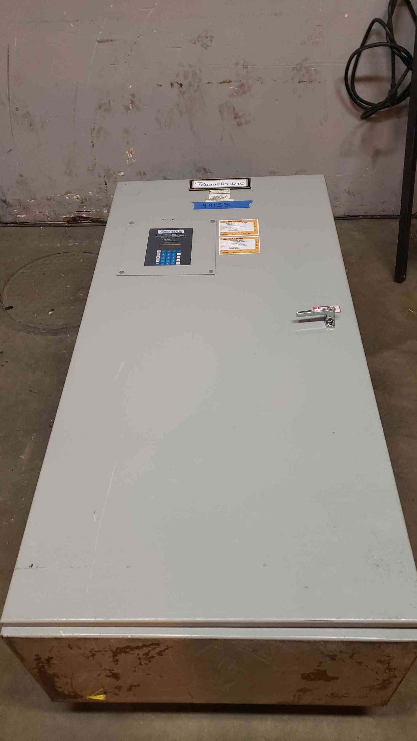 Russelectric 400A 480v 277/480 3PH ATS RMTD-4004CE (SKU: 107849)