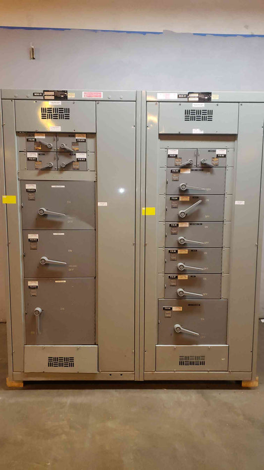 Westinghouse 1600A FDP 208Y/120 3PH 4W Switchboard 2 Section 15 Breaker (SKU: 107899)