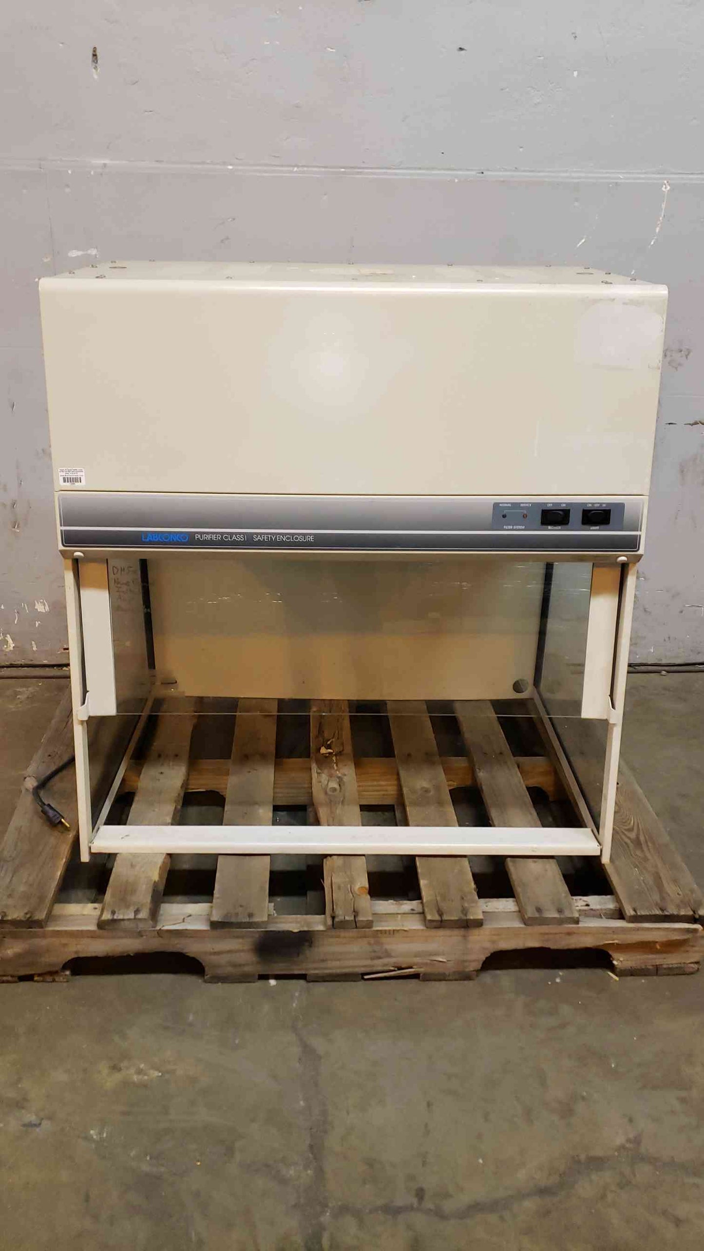 Labconco 115V 1PH 3' Purifier Class I Safety Enclosure 3730001 Hood Biosafety (SKU: 108012)
