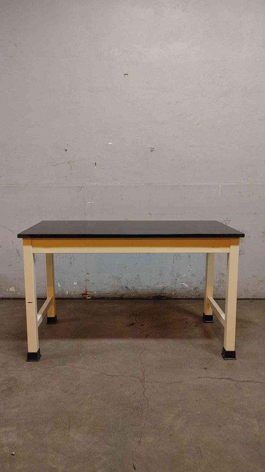 5' Black Epoxy Table Lab Desk