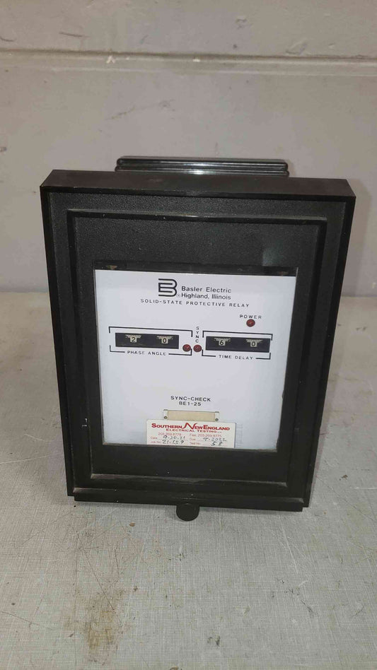 Basler Electric Solid-State Protective Relay SYNC-CHECK BE1-25 (SKU: 108253)