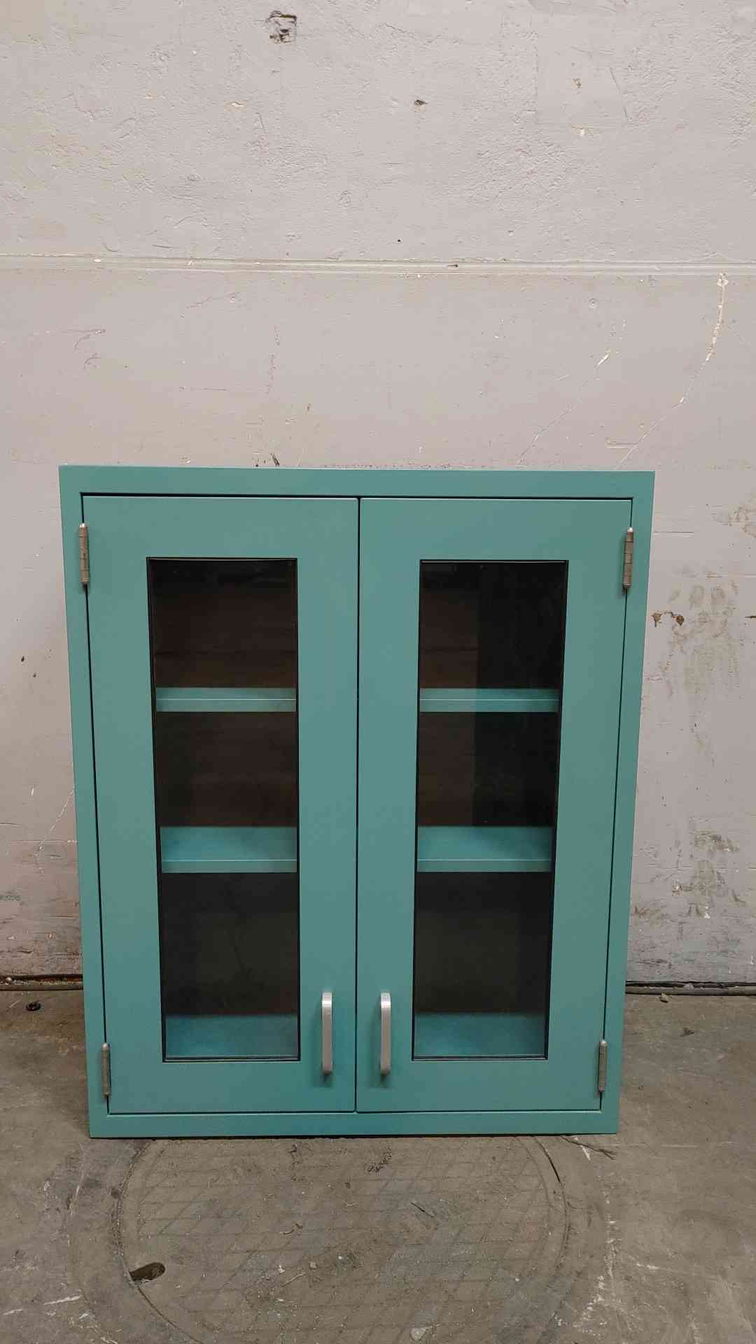 3' Duralab Dual Glass Doors Overhead Casework (108335)