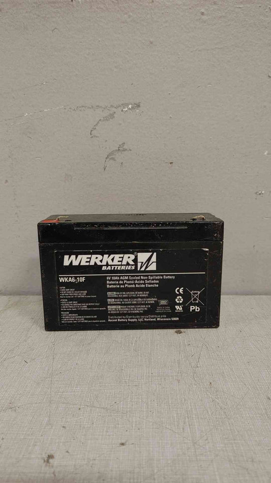 Werker Sealed Non-Spillable Battery 6V 10Ah WKA6-10F (108387)