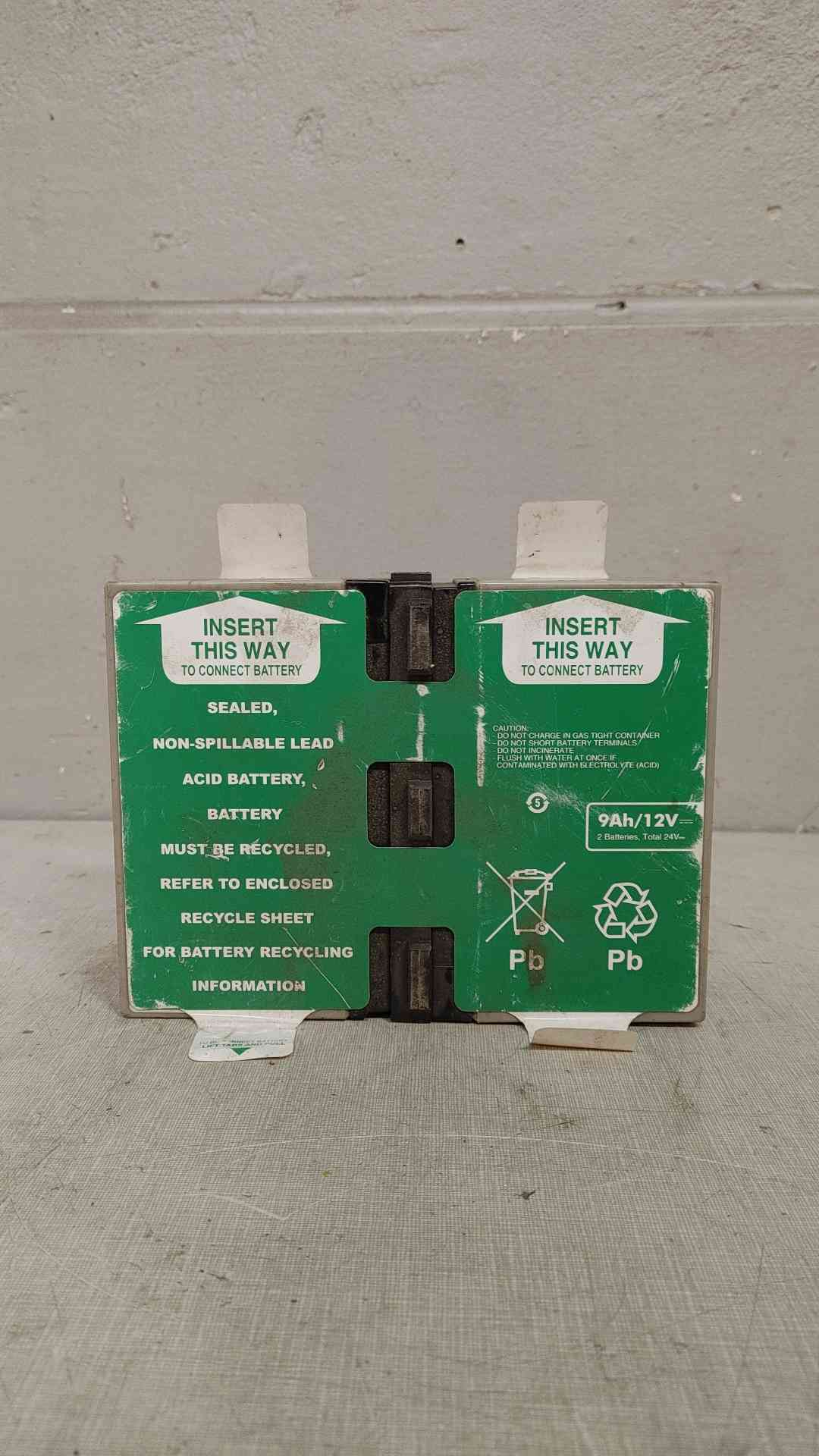 UPC Sealed Non-Spillable Lead Acid Battery 9Ah 24V (108386)