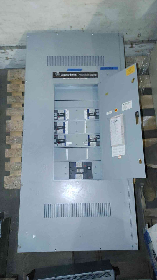 400A GE Spectra Series Panelboard /480V, 277V 3Ph 5 Breaker & Main (SKU:101396)(101396)