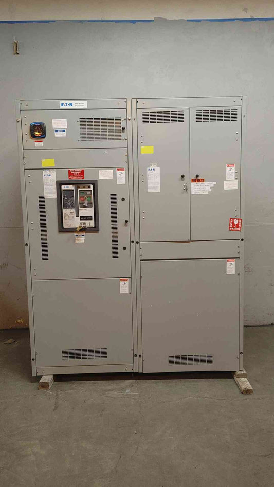 Eaton Pow-R-Line Switchboard 2 Section 3000A 480Y/277V 3PH 4W Main Breaker & Lug Cabinet Magnum DS (108597)