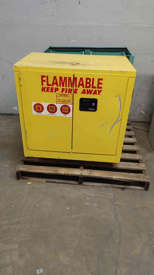 3' Securall Safety Storage Cabinet Flammable 3'x3' Standing Height Casework (108648)