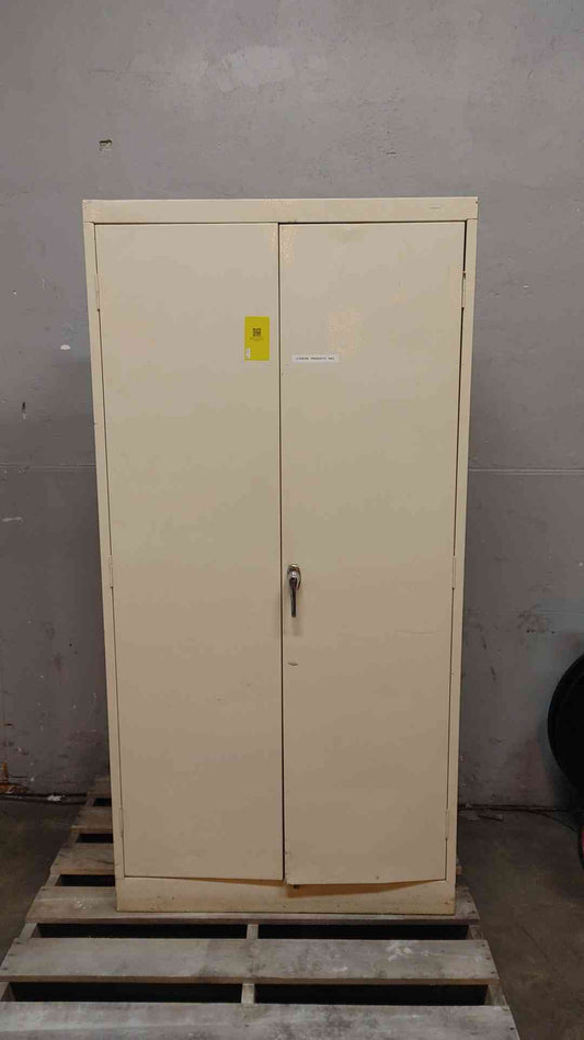 6' Tall Tennsco Metal Storage Cabinet with Shelves (108768)