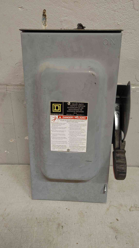 *Pickup Only* Square D Heavy Duty Safety Switch 60A 600V (108796)