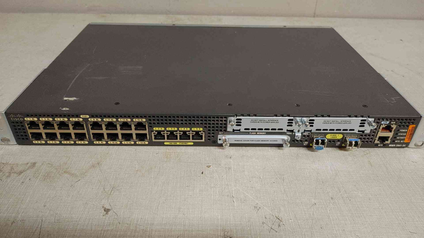 Cisco MWR 2941-DC Mobile Wireless Edge Router (108913)