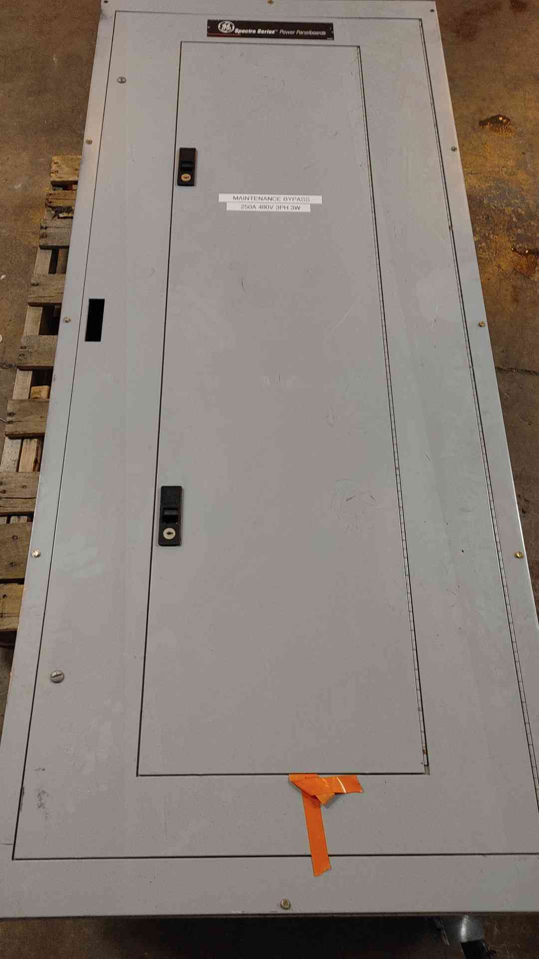 GE Spectra Series MBP Panelboard 250A 480V 3PH 3 Breaker Maintenance Bypass (108955)
