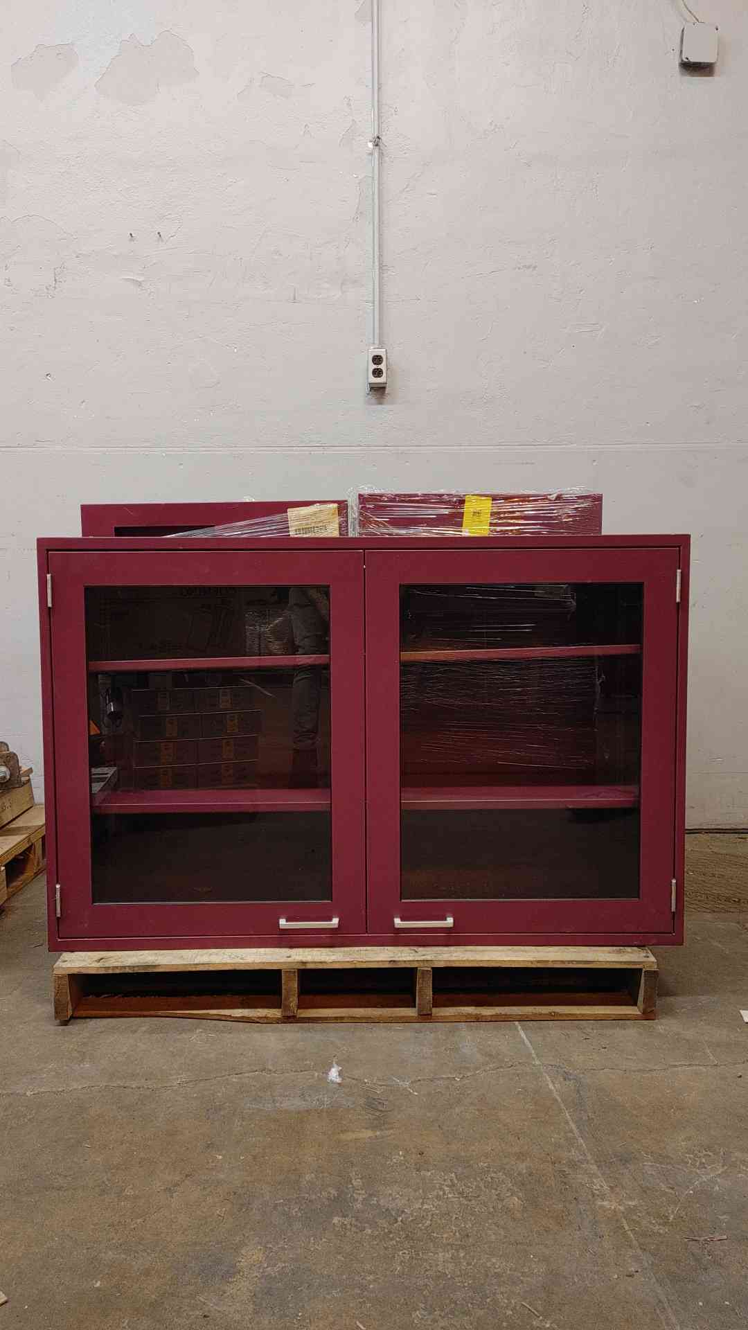 4' Hamilton Dual Glass Door Overhead Casework (109021)