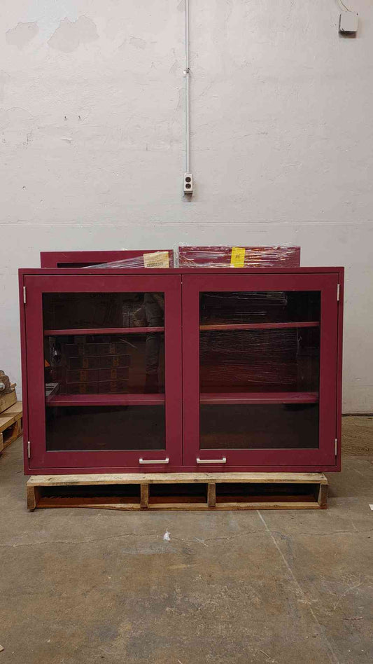 4' Hamilton Dual Glass Door Overhead Casework (109021)