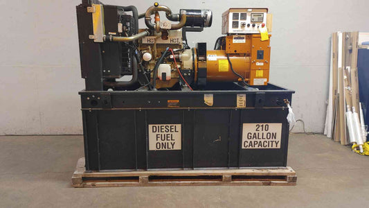 60KW Generac Generator John Deere Diesel 1Ph 1649Hrs TESTED (109030)