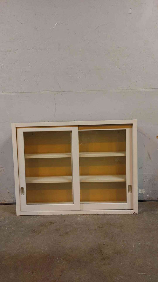 4' Recessed Dual Sliding Glass Door Overhead Casework (109046)
