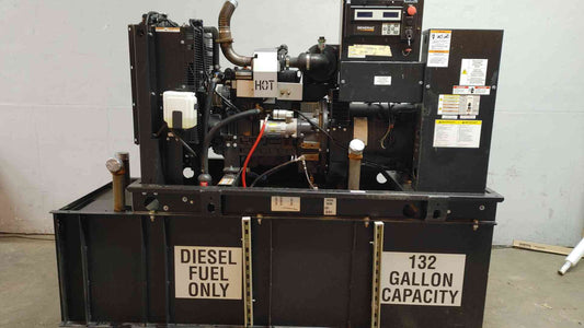 30KW Generac Generator 120/24 V 1Ph '15 Diesel 202 Hrs LOAD TESTED (109105)