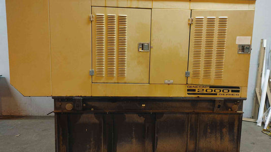 60KW Generac Mitsubishi Diesel Generator 1Ph 468 Hrs Tested/Fuel Pump Issues (109110)
