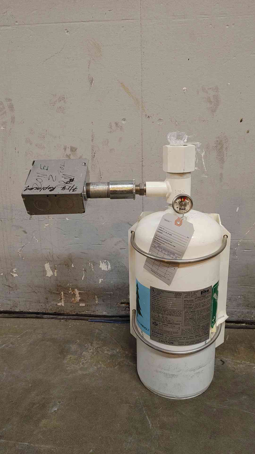 Fike Clean Agent Extinguishing System Unit 50Lbs FM-200 (109315)