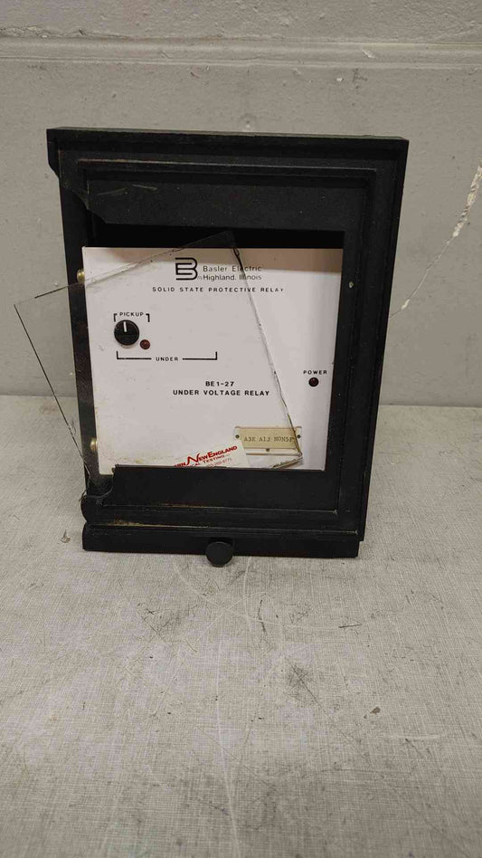 *Pickup Only* As Is Basler Electric Under Voltage Relay BE1-27 (SKU: 109298)