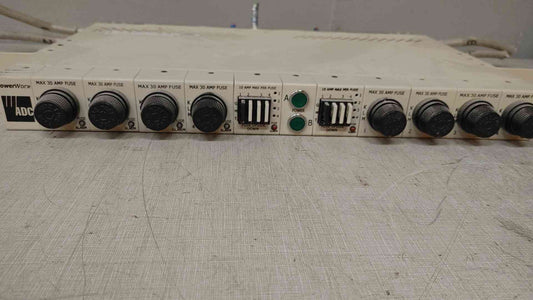 TE PowerWorx 100A Max -24/-48VDC ADC Fuse Panel Power Distribution