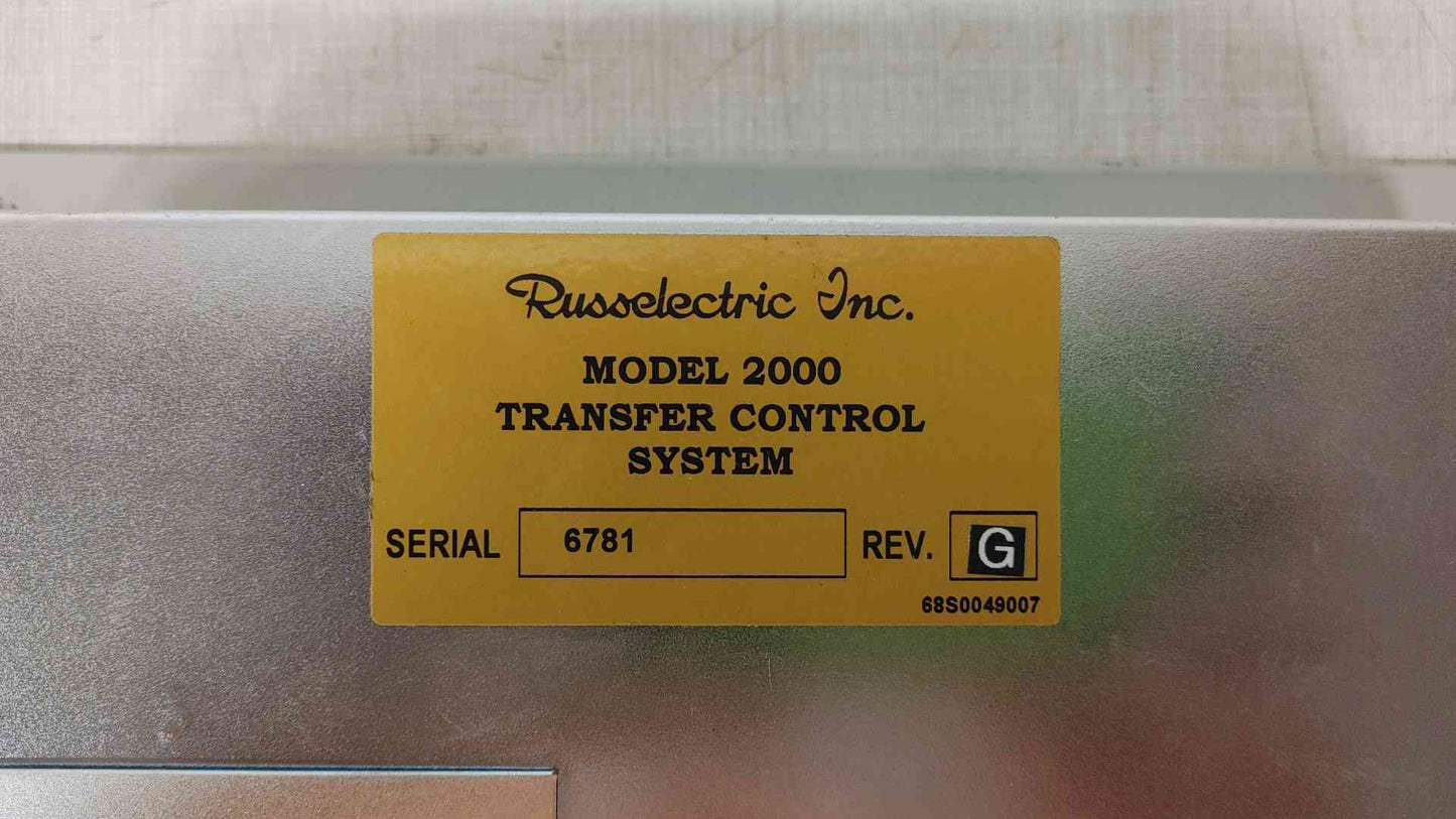 Russelectric Model 2000 Automatic Transfer Switch Control System – Reliable Power Management