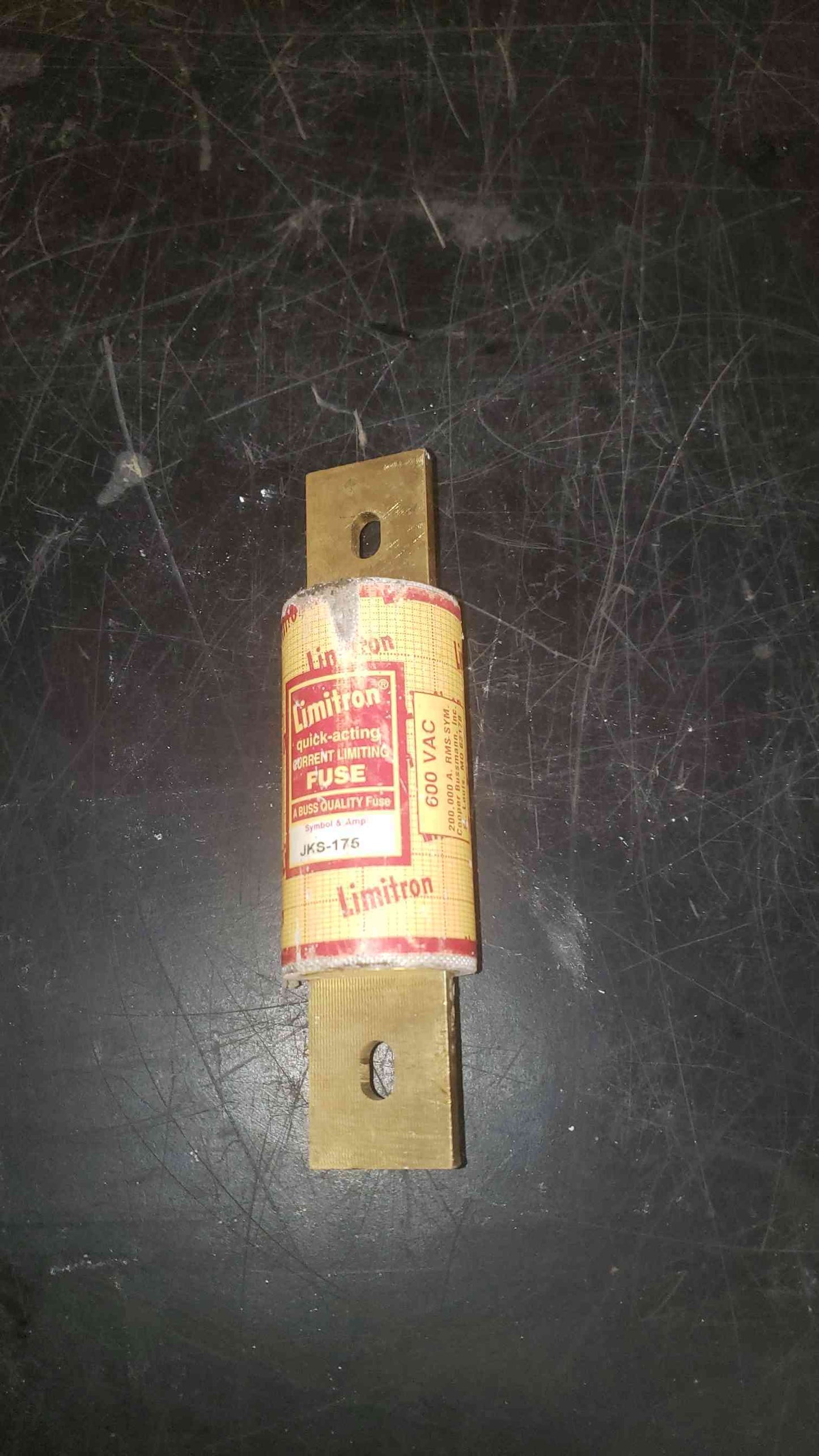 Bussmann Limitron JKS-175 Quick-Acting 600V Fuse â€“ Reliable Circuit Protection