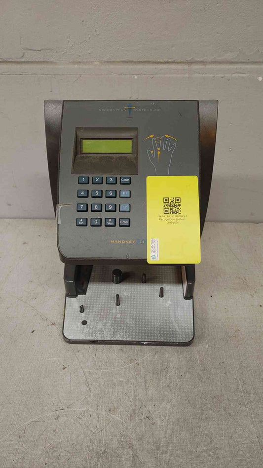 As Is Handkey II Recognition System (109500)