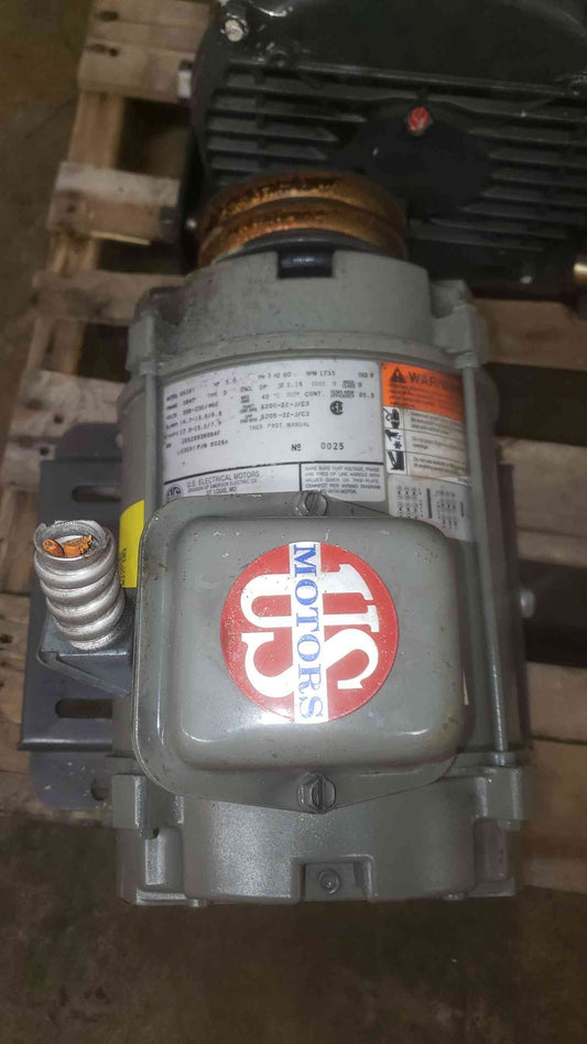 US Motors 5HP 208-230/460V 3PH Motor Model G539Y (SKU: 109534)