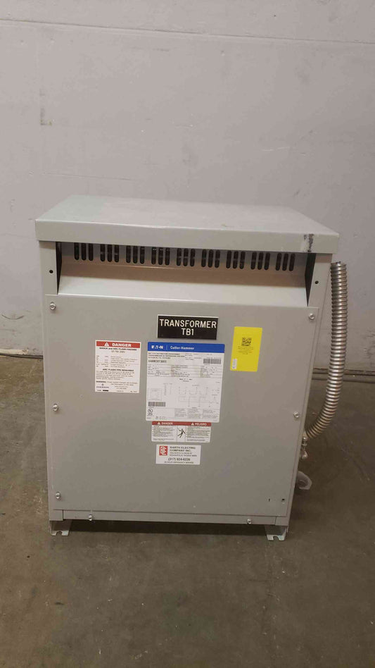 Cutler-Hammer 30KVA 480v Delta x 208Y/120 Transformer V48M28T30EE Dry Type (SKU: 109558)