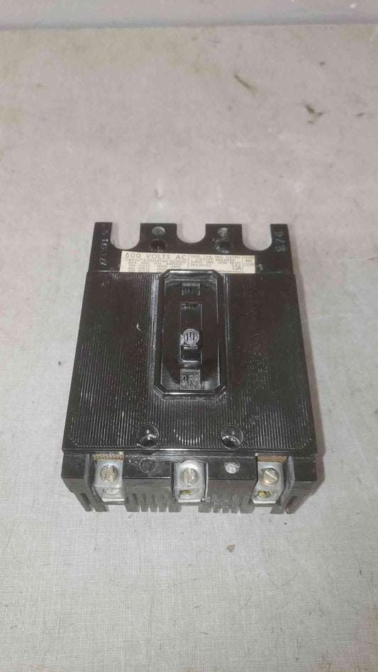 I-T-E 15A 600VAC 3 Pole Breaker EF3-B015Z (SKU: 109596)