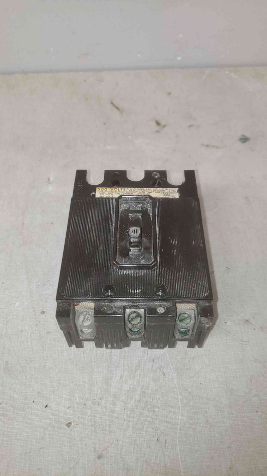 I-T-E 30A 600VAC 3 Pole Breaker EF3-B030 (SKU: 109602)