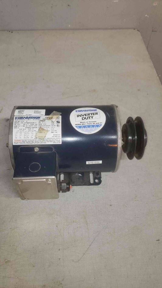 Marathon 1HP 3PH 208-230/460V Motor JVM 143TTDR5347BD (SKU: 109632)