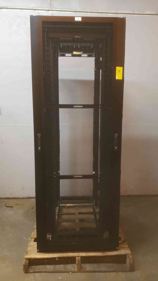 Panduit Non-Enclosed Server Rack N8522BV W/ 1 Door (SKU: 109634)