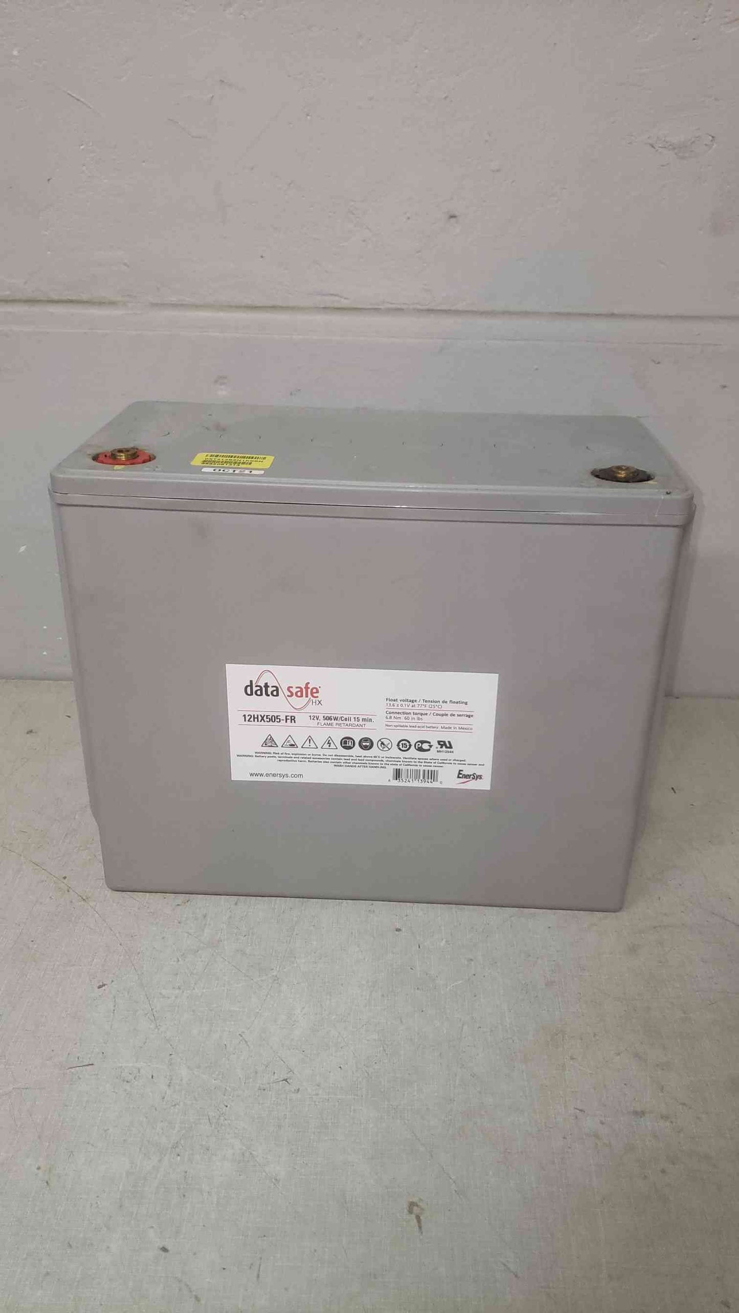 Data Safe 12V Nonspillable Lead-Acid Battery 12HX505-FR 2021 (SKU: 109702)