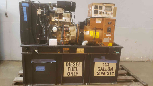 30KW Generac Generator 1PH 4024 John Deere Diesel Engine 223 Hrs. (SKU: 109760)
